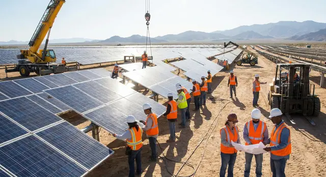 Instalasi PLTS GILAGI panel surya dan kemandirian energi